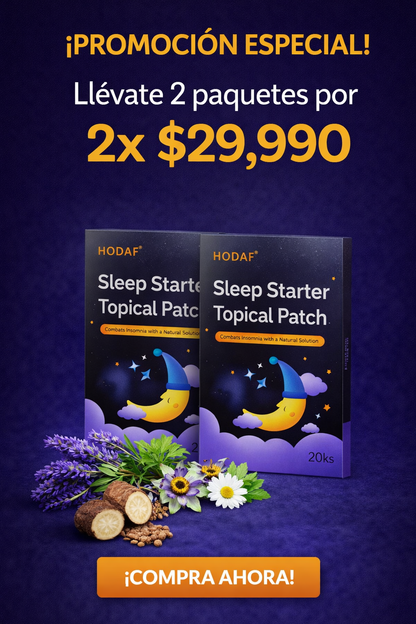 Parche para Dormir Mejor sin Pastillas Descanso Profundo desde la Primera Noche
